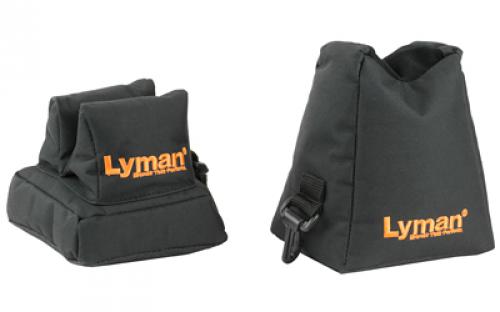 Lyman Universal Bag Rest, Filled, Black, Standard Size, Includes Both Front and Rear Bags 7837805