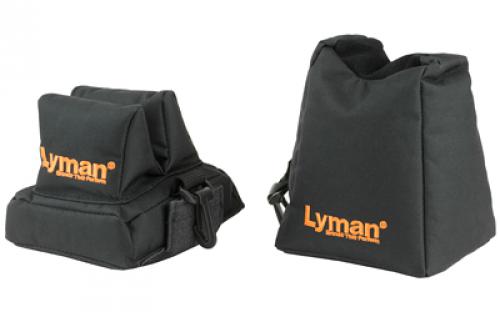 Lyman Universal Bag Rest, Filled, Black, Standard Size, Includes Both Front and Rear Bags 7837805