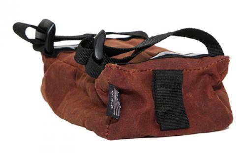 Odin Works Forend Front Rest Bag, Shooting Rest, Attatched to Rifles Forend, Constructed of a Water-Resistant Waxed Canvas Upper and a Polyester Lower, Filled with Expanded Polypropylene Beads, Brown OWG-BAG-FRONT-FE