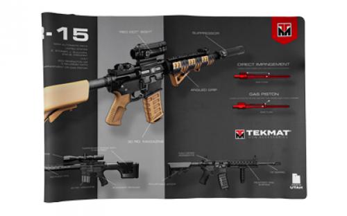 TekMat Door Mat, Weapons Platform, AR-15, 25x42, Black TEK-42-AR15-WPD