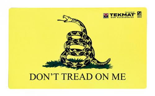 TekMat Door Mat, Don't Tread on Me, Yellow, 25x42 TEK-42-TREAD