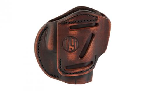 1791 3 Way Holster Size 3, OWB Belt Holster, Fits Compact Pistols, Matte Finish, Vintage Leather, Right Hand 3WH-3-VTG-A