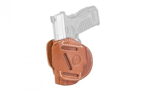 1791 3 Way Holster, OWB Holster, Size 4, Ambidextrous, Classic Brown, Leather 3WH-4-CBR-A