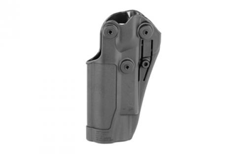 BLACKHAWK CQC SERPA Holster With Belt and Paddle Attachment, Fits Colt Government, Right Hand, Black 410503BK-R