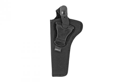 Bianchi Model #7001 AccuMold Holster, Fits Medium/Large Revolver With 6" Barrel, With Thumb-Snap, Right Hand, Black 17745