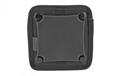 Bianchi Model 7922 AccuMold Triple Threat II Double Magazine Pouch, Fits Browning Hi-Power, Nylon, Black Finish 18797