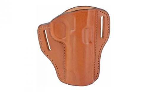 Bianchi Model #57 Remedy Open Top Leather Holster, Fits 1911 Commander, Tan, Right Hand 23940