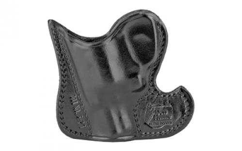 Don Hume 001 Front Pocket Holster, Fits Taurus 85, S&W J Frame, Ambidextrous, Black Leather J100110R