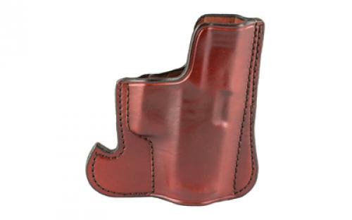 Don Hume 001 Front Pocket Holster, Fits Glock 43/43X, Ambidextrous, Brown Leather J100306R