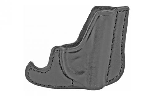 Don Hume 001 Front Pocket Holster, Fits Seecamp, Ambidextrous, Black Leather J100400R