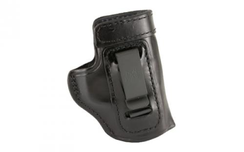 Don Hume H715-M Clip-On Holster, Inside the Pant, Fits S&WM&P Shield, Right Hand, Black Leather J167200R