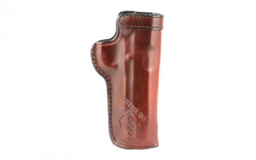 Don Hume H715M Clip-On Holster, Inside The Pant, Fits Colt Government With 5 Barrel, Left Hand, Brown Leather J168001L