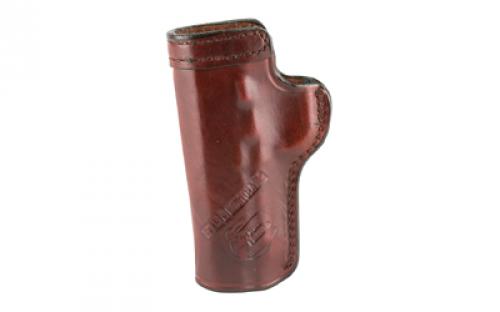 Don Hume H715M Clip-On Holster, Inside The Pant, Fits Colt Commander With 4.25 Barrel, Right Hand, Brown Leather J168023R