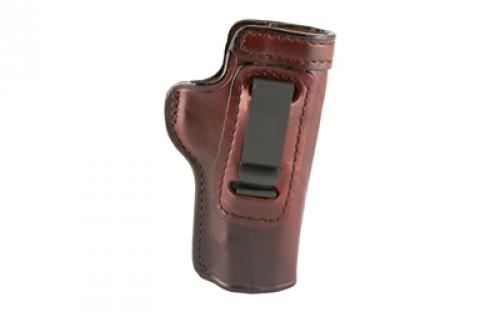 Don Hume H715M Clip-On Holster, Inside The Pant, Fits Colt Commander With 4.25" Barrel, Right Hand, Brown Leather J168023R