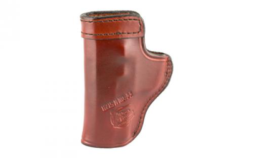 Don Hume H715M Clip-On Holster, Inside The Pant, Fits S&W 908, Right Hand, Brown Leather J168033R