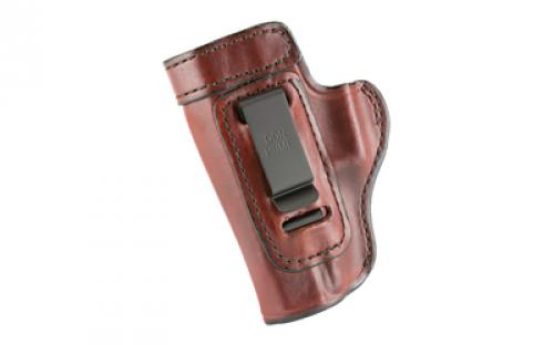 Don Hume H715M Clip-On Holster, Inside The Pant, Fits Glock 19, Left Hand, Brown Leather J168036L