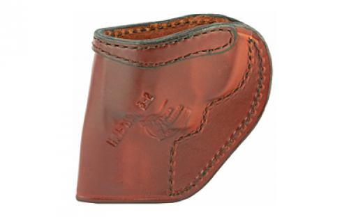 Don Hume H715M Clip-On Holster, Inside The Pant, Fits Taurus 85, SW J Frame, Right Hand, Brown Leather J168050R