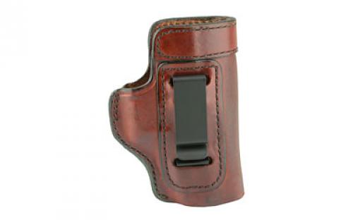 Don Hume H715M Clip-On Holster, Inside The Pant, Fits Walther P99, Right Hand, Brown Leather J168265R