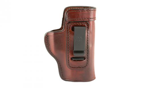 Don Hume H715M Clip-On Holster, Inside The Pant, Fits XD With 4" Barrel/SIG SP2022, Right Hand, Brown Leather J168416R