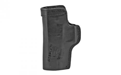 Don Hume H715-M Clip-On Holster, Inside The Pant, Fits Glock 48, Right Hand, Black Leather J168502R