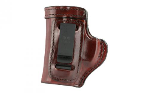 Don Hume H715M Clip-On Holster, Inside The Pant, Fits Taurus PT145, Left Hand, Brown Leather J168505L