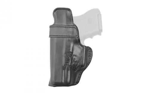 Don Hume H715-M Clip-On Holster, Inside the Waistband, Fits Ruger LCP II and Ruger LCP Max, Right Hand, Leather, Black J169112R