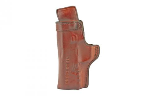 Don Hume H715M Clip-On Holster, Inside the Pant, Fits S&W M&P Shield EZ 2.0 9MM, Brown, With Body Shield J169465R