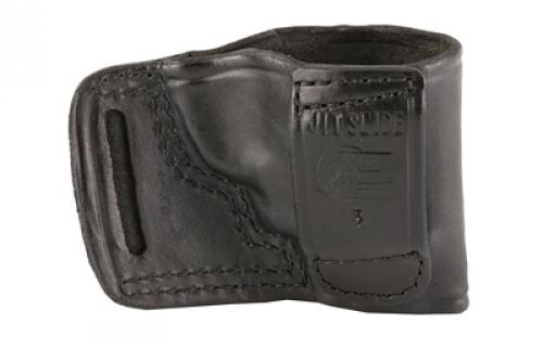 Don Hume JIT Slide Holster, Fits J Frame, Left Hand, Black Leather J941000L