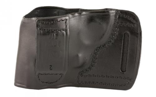 Don Hume JIT Slide Holster, Fits N Frame, Right Hand, Black Leather J941150R