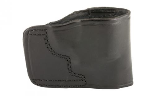 Don Hume JIT Slide Holster, Fits Ruger SP101, Right Hand, Black Leather J961100R