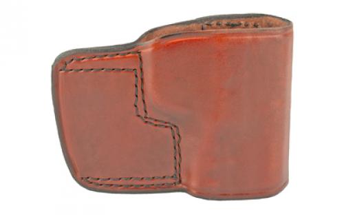 Don Hume JIT Slide Holster, Fits S&W M&P Shield EZ 2.0 9MM, Right Hand, Brown Leather J967220R