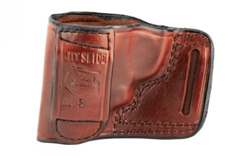 Don Hume JIT Slide Holster, Fits Taurus 85, S&W J Frame, Right Hand, Brown Leather J968600R