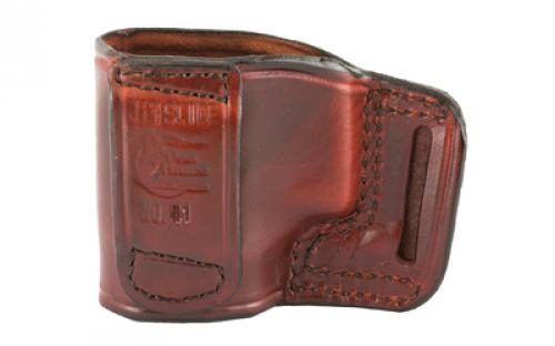 Don Hume JIT Slide Holster, Fits Glock 20/21/29/30/37/38/39, Right Hand, Brown Leather J982900R