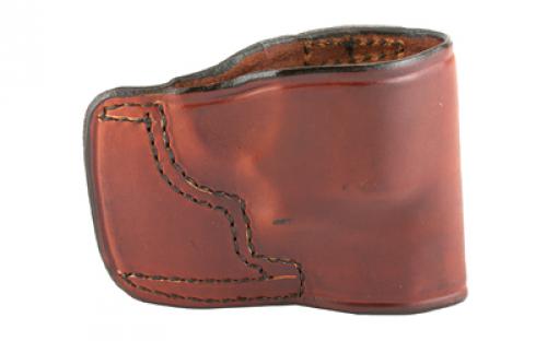 Don Hume JIT Slide Holster, Fits Ruger SP101, Right Hand, Brown Leather J983800R