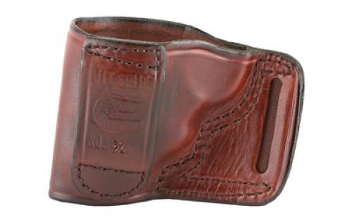 Don Hume JIT Slide Holster, Fits Ruger SP101, Right Hand, Brown Leather J983800R