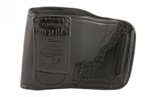 Don Hume JIT Slide Holster, Fits Ruger LCR, Right Hand, Black Leather J989017R