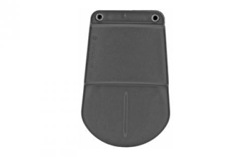 Fobus Paddle Magazine Pouch, Fits Single Magazine 45, Kydex, Black 390145