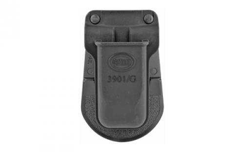 Fobus Paddle Magazine Pouch, Fits Single Magazine Glock/HK, Kydex, Black 3901G