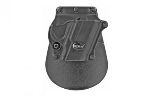 Fobus Yaqui Holster, Fits Browning HP Compact, Kahr All 9mm/40S&W, 1911, Para C645 Compact, KEL-TEC PF9, Right Hand, Kydex, Black C21B