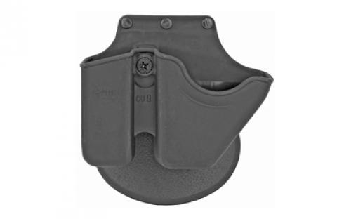 Fobus Paddle Case, Handcuff/Mag Combo 9mm/40 Cal., Universal Double Stack, Right Hand, Kydex, Black CU9