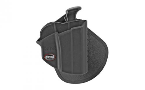 Fobus Level 2 Thumb Lever Holster, Fits Glock 26/27/33 Level 2 Thumb Lever, Right Hand, Kydex, Black GL26PB