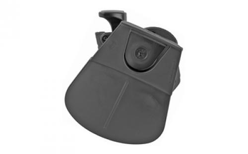 Fobus Level 2 Thumb Lever Holster, Fits Glock 26/27/33 Level 2 Thumb Lever, Right Hand, Kydex, Black GL26PB