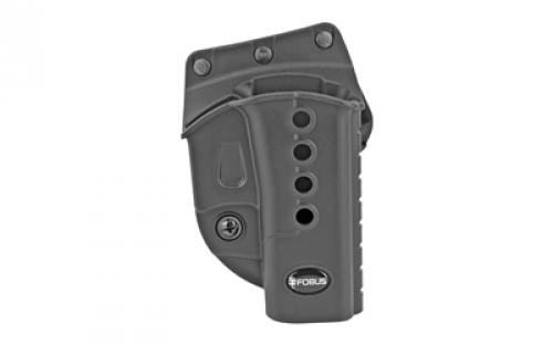 Fobus E2 Belt Holster, Fits Glock 17/19/22/23/31/32/34/35, Right Hand, Kydex, Black GL2E2BH