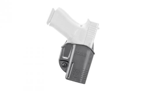 Fobus Evolution Series Belt Holster, Outside Waistband, Right Hand, Fits Glock 43/43X/48/43X MOS/48 MOS, Black GL43RNDBH