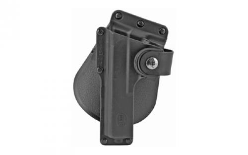 Fobus Paddle Tactical Speed Belt Holster, Fits Glock 19/23/32, S&W 99 Compact/M&P Compact With Laser or Light, Left Hand, Kydex, Black GLT19LH