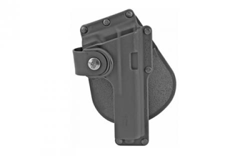 Fobus Roto Paddle Holster, Fits Glock 19/23/32, S&W 99 Compact, M&P Compact With Laser or Light, Right Hand, Kydex, Black GLT19RP