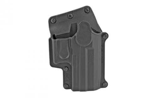 Fobus Belt Holster, Fits H&K Compact & USP 9mm/40/45, Sigma Series 9/40 VE/E/G, FN40, Ruger SR9, Taurus Millennium 40 Cal Pro Models Refer To SP11B, Right Hand, Kydex, Black HK1BH