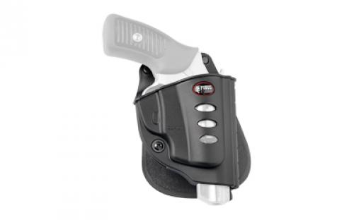 Fobus E2 Paddle Holster, Fits Ruger LCR/SP101, Right Hand, Kydex, Black RU101