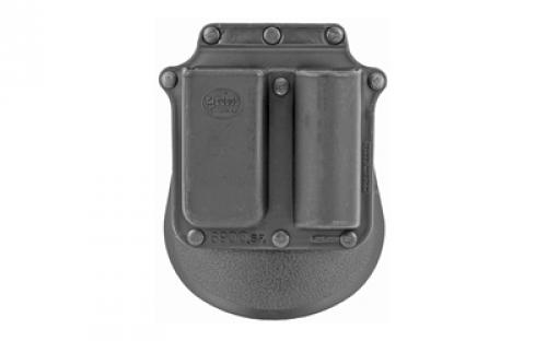 Fobus Paddle Pouch, Fits Any 1 Diameter Flashlight, Glock, H&K 9/40 Mags, Right Hand, Kydex, Black SF6900