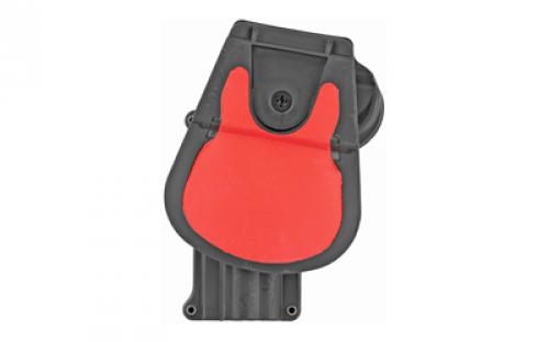 Fobus Roto Paddle Holster, Fits Smith & Wesson 4" L/K Frame, Taurus 66/431/65, Right Hand, Kydex, Black SW4RP